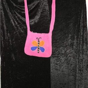 Pink Butterfly Shoulder Bag